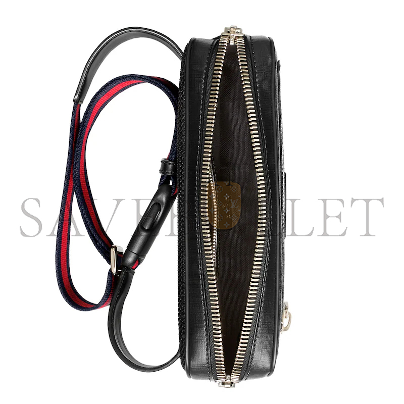 GUCCI GG BLACK SMALL BELT BAG ‎474293 (24*14*5.5cm)
